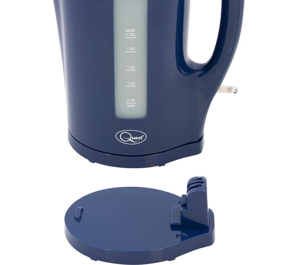 QUEST 35009 Electric Kettle - Navy Blue image number 2 of 7