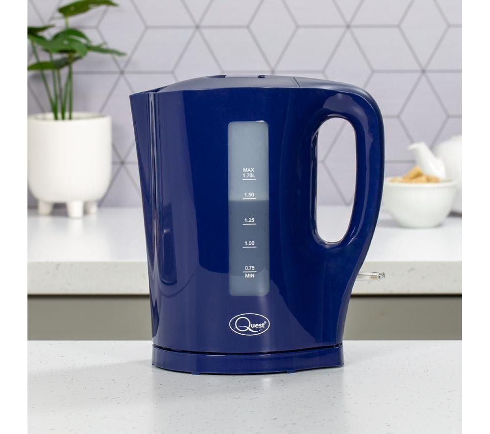 QUEST 35009 Electric Kettle - Navy Blue image number 6 of 7