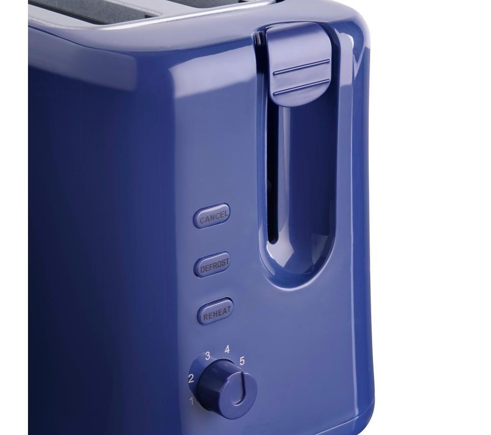 QUEST 34869 2-Slice Toaster - Navy Blue image number 2 of 5