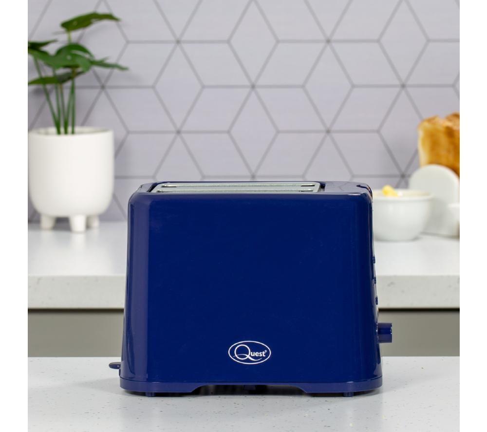 QUEST 34869 2-Slice Toaster - Navy Blue image number 4 of 5