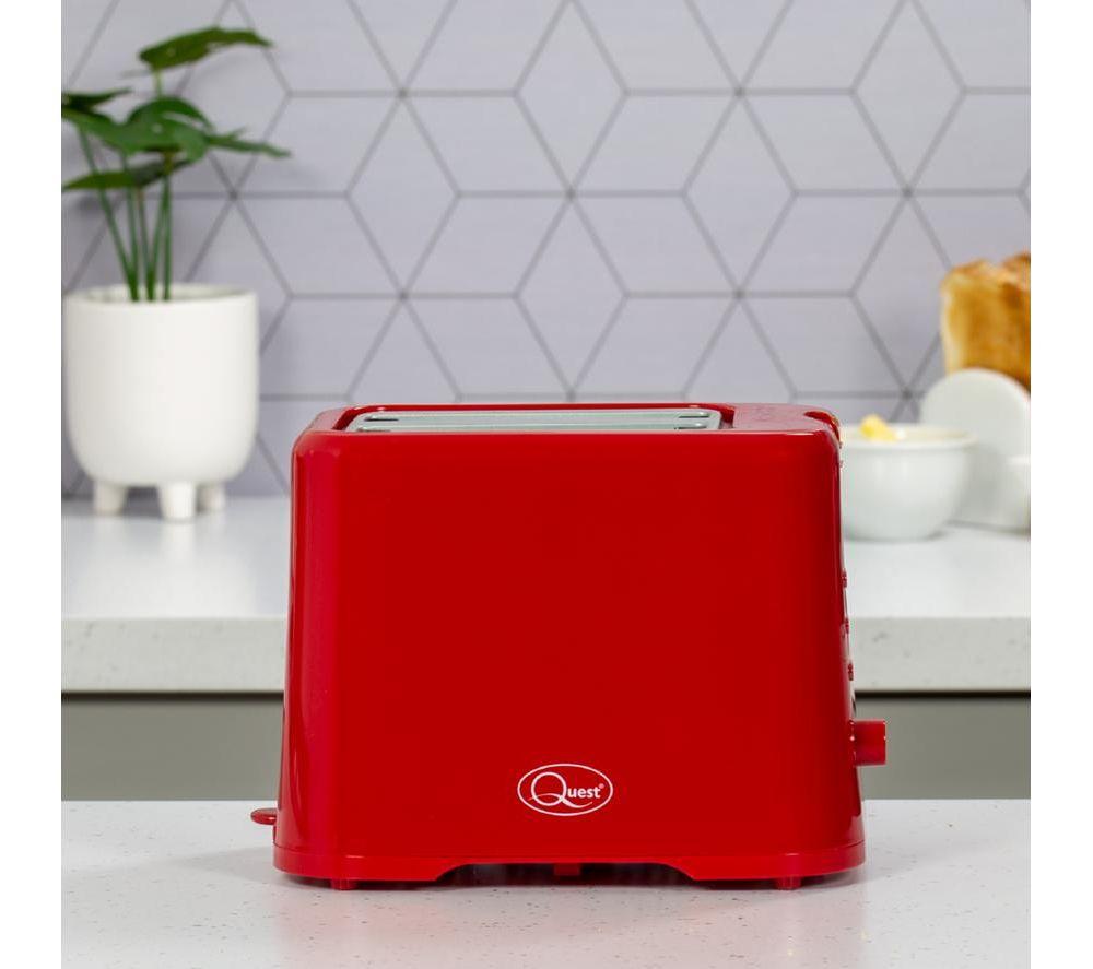 QUEST 34299 2-Slice Toaster - Red image number 4 of 5