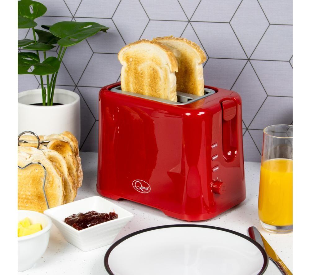 QUEST 34299 2-Slice Toaster - Red image number 5 of 5