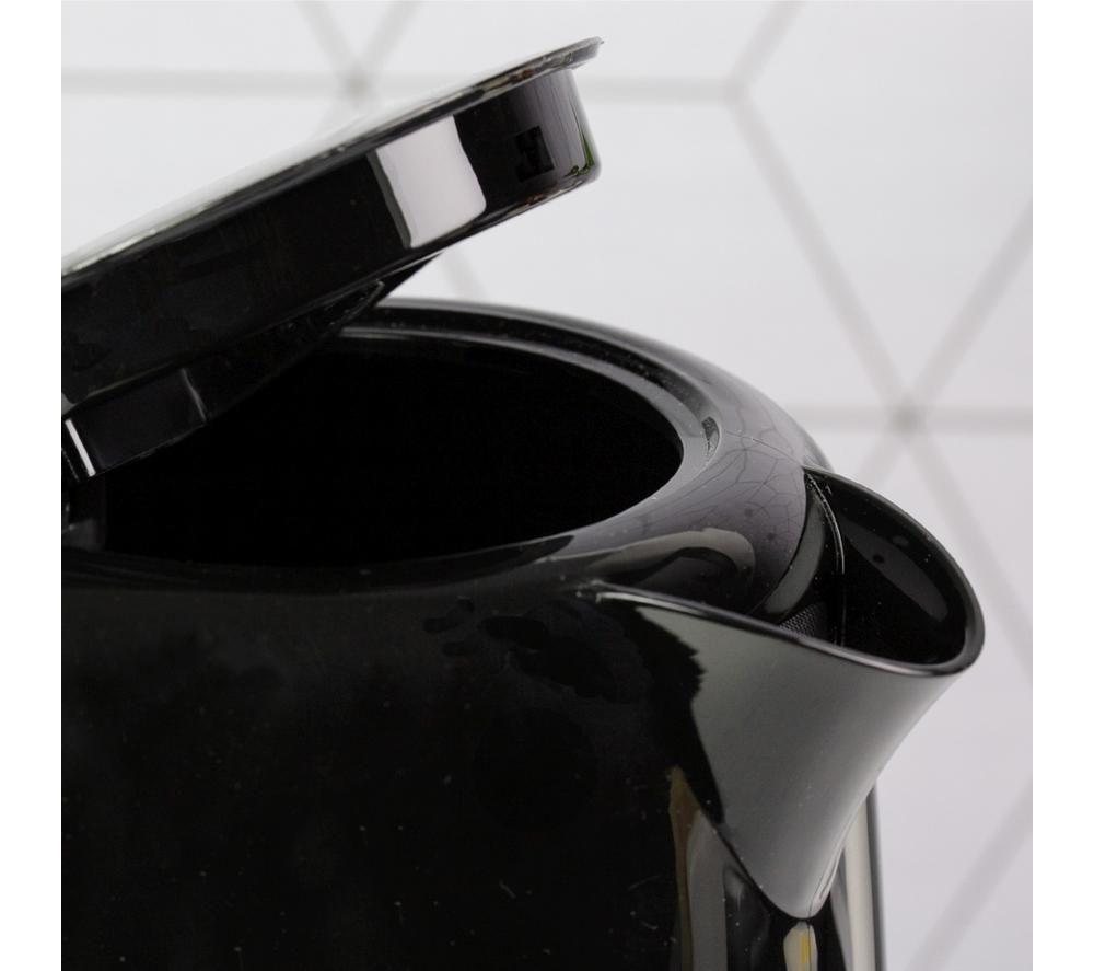 QUEST 39909 Electric Kettle - Black & Silver image number 2 of 6