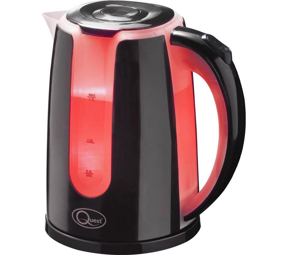 QUEST 35929 Jug Kettle - Black