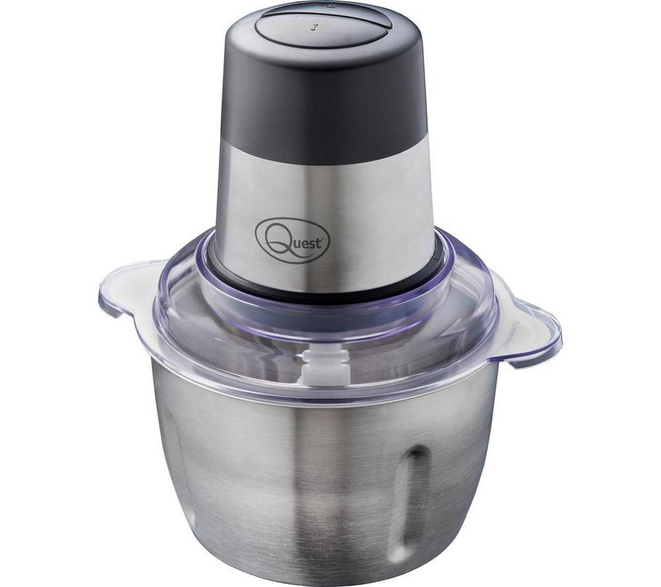 QUEST 31559 Mini Chopper - Black & Silver