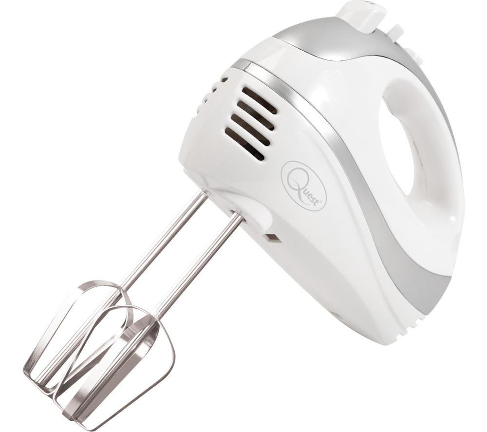 Quest 35890 Professional Hand Mixer - White, 300W, 5 Speed Settings - Image 8