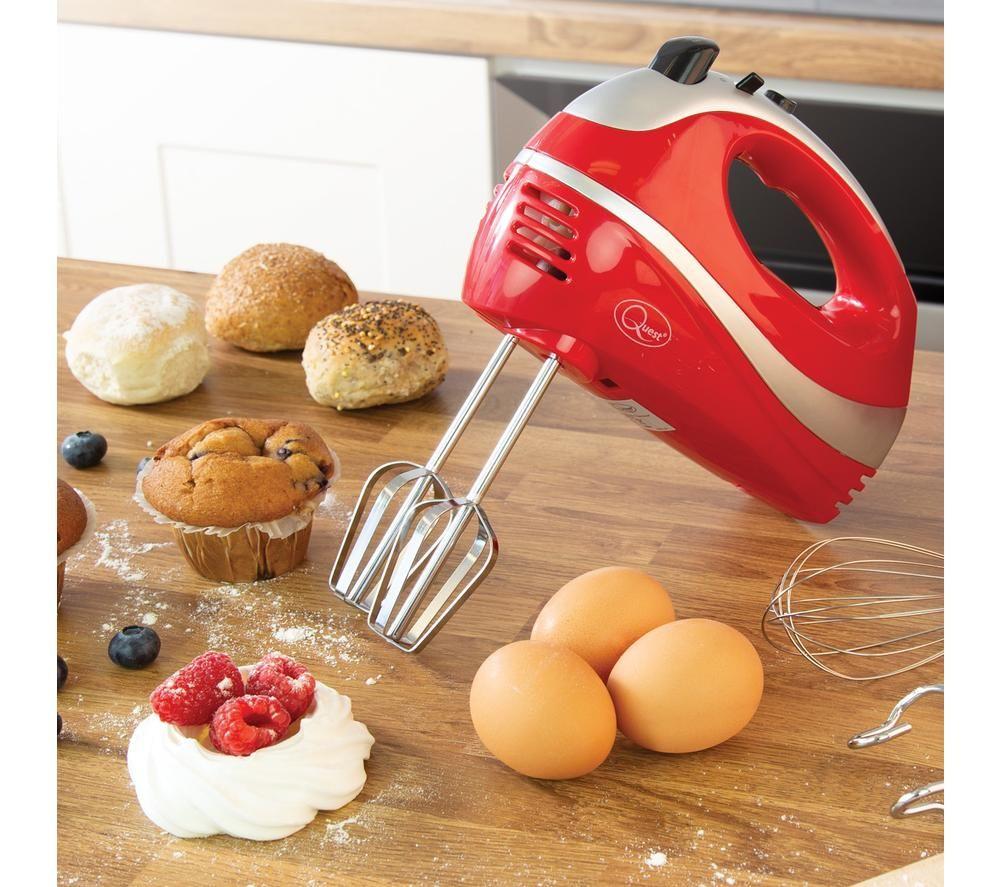 QUEST 35820 Hand Mixer - Red & Silver image number 5 of 5
