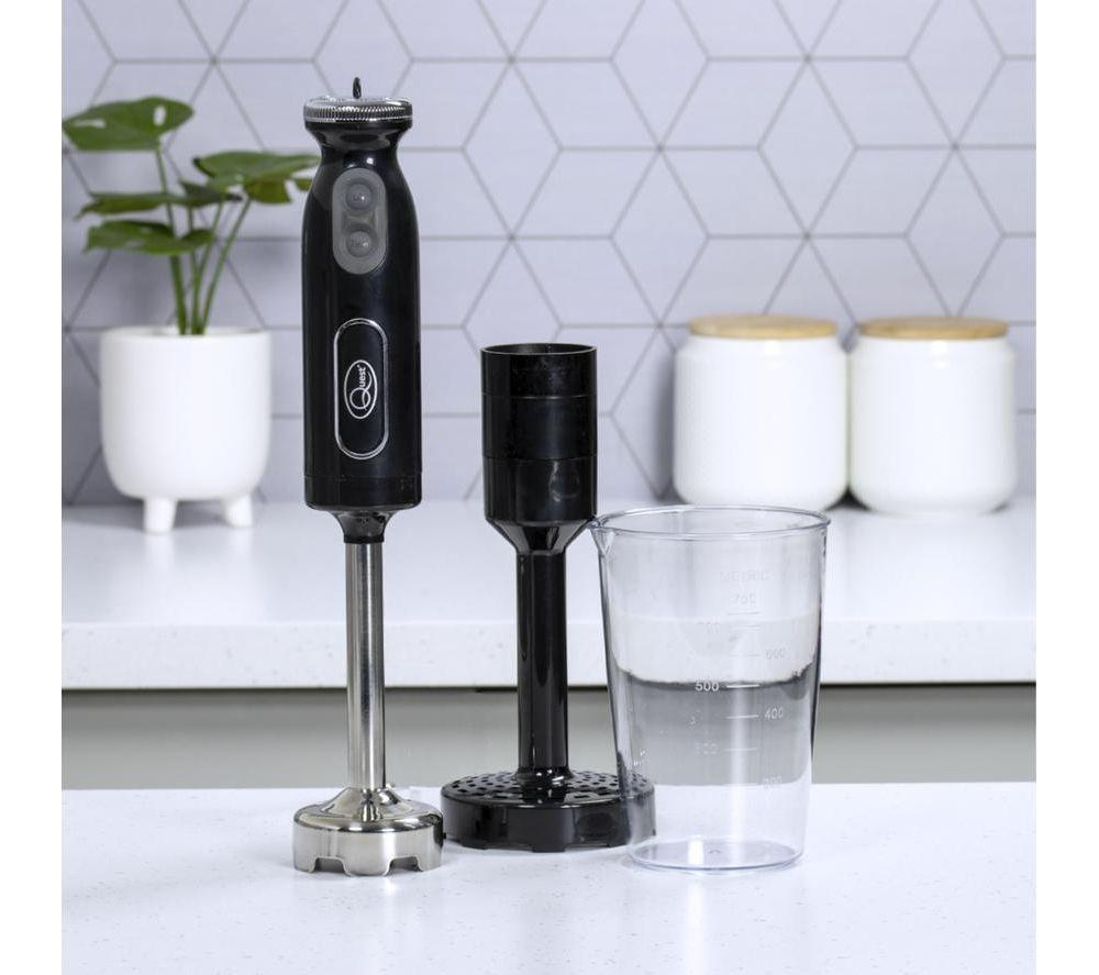 QUEST 32129 Hand Blender with Masher Attachment - Black image number 2 of 5
