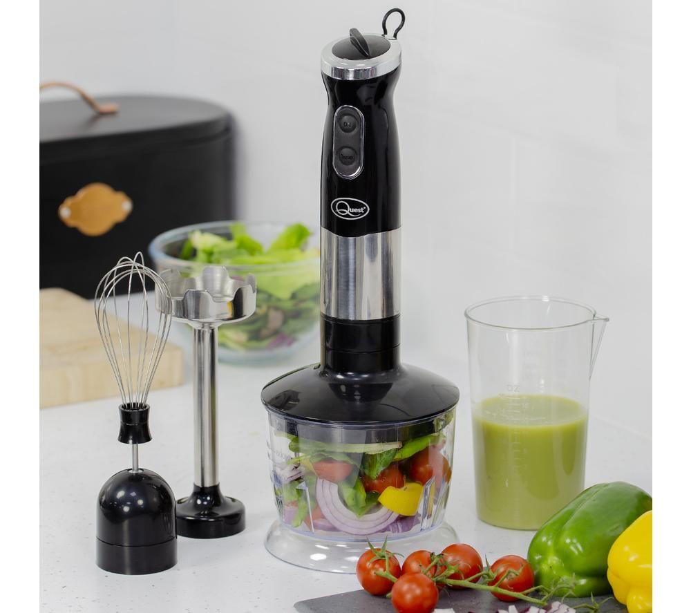 QUEST 35099 Hand Blender - Black & Silver image number 3 of 8
