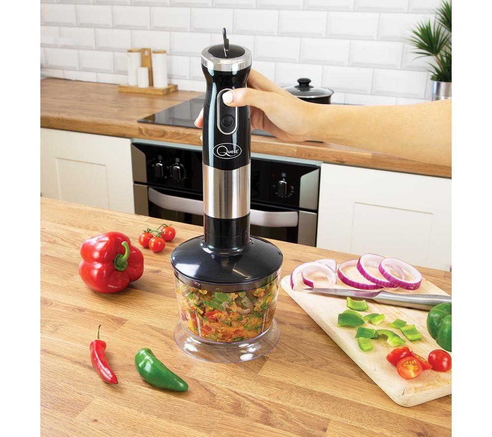 QUEST 35099 Hand Blender - Black & Silver image number 7 of 8