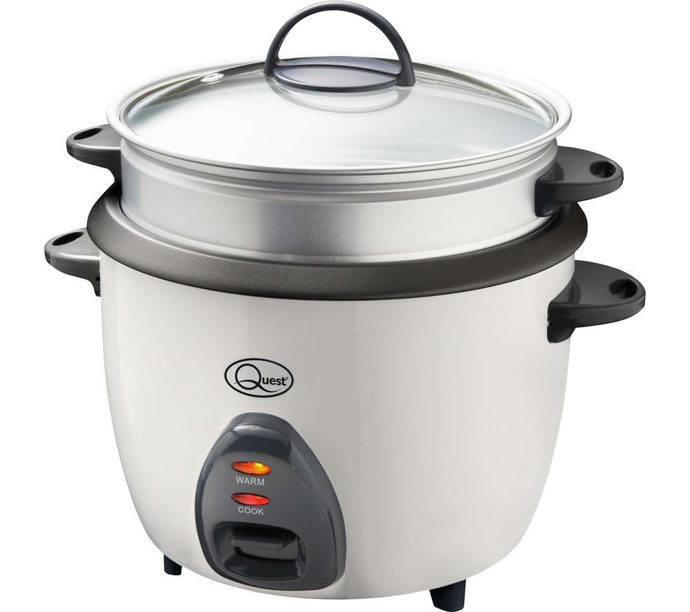 Quest 33349 Rice Cooker & Steamer - White