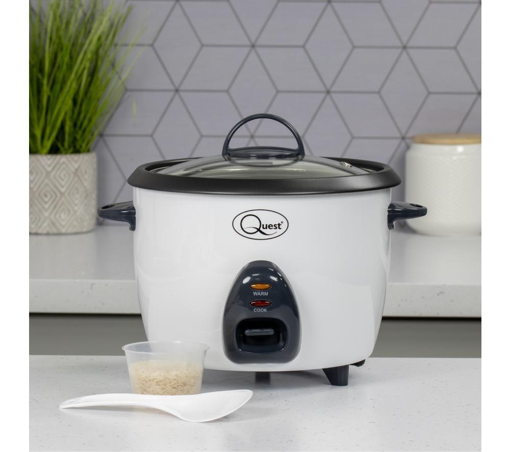 QUEST 33349 Rice Cooker & Steamer - White image number 3 of 6