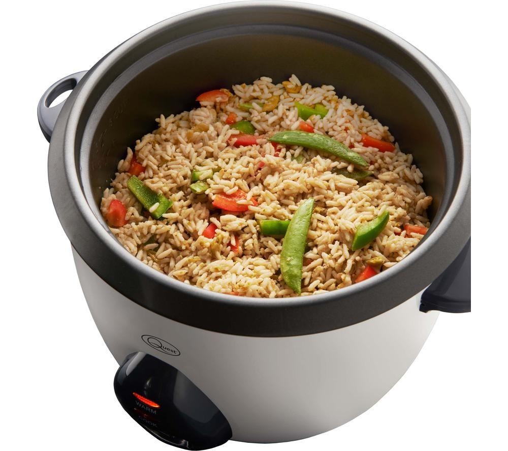 QUEST 33359 Rice Cooker & Steamer - White image number 5 of 6