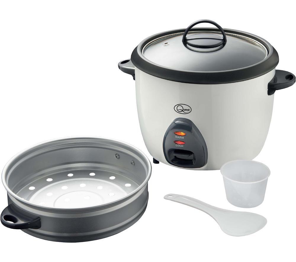 QUEST 33359 Rice Cooker & Steamer - White image number 6 of 6