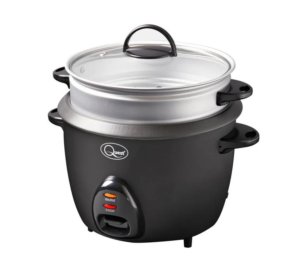 Quest 33379 Rice Cooker & Steamer - Black