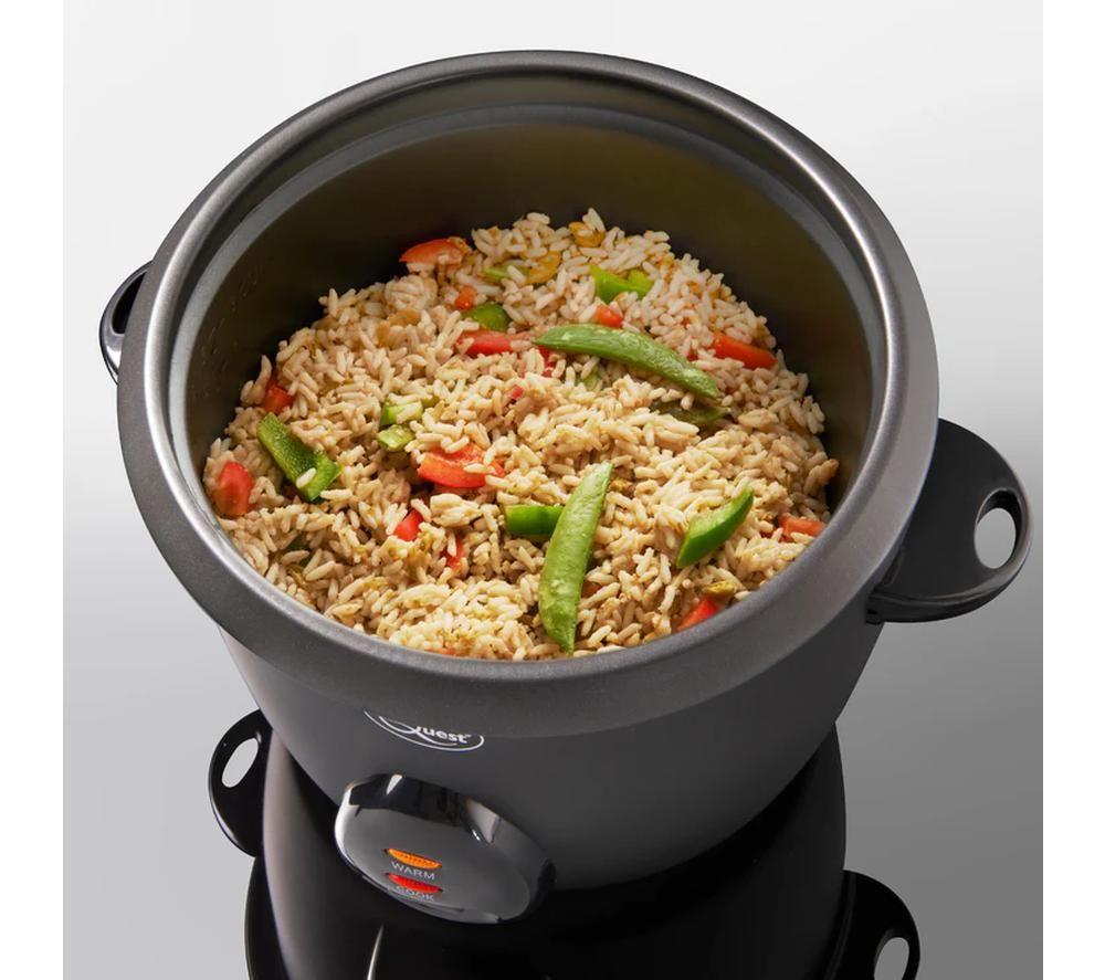 QUEST 33379 Rice Cooker & Steamer - Black image number 4 of 7