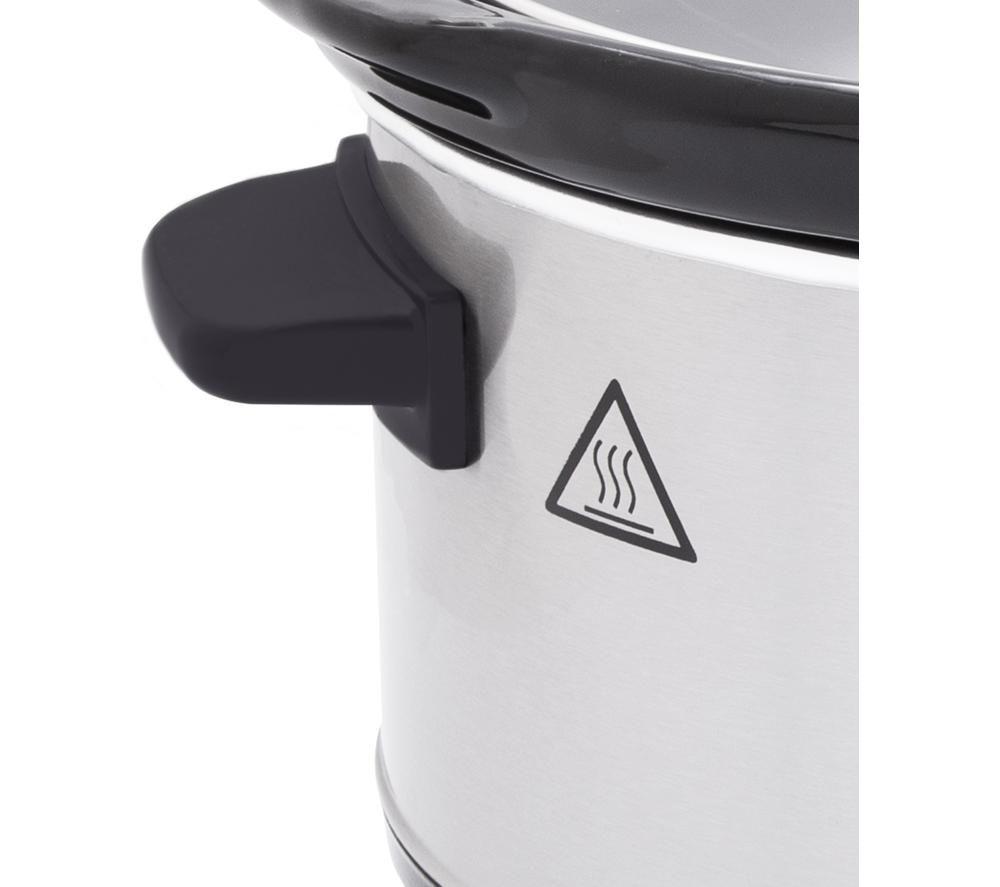 QUEST 35270 Slow Cooker - Stainless Steel image number 2 of 5
