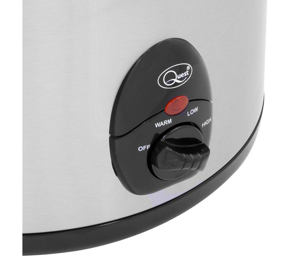 QUEST 35270 Slow Cooker - Stainless Steel image number 3 of 5