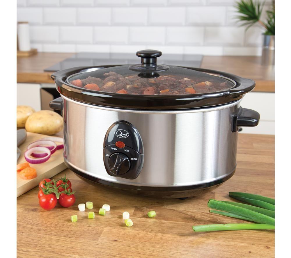 QUEST 35270 Slow Cooker - Stainless Steel image number 5 of 5