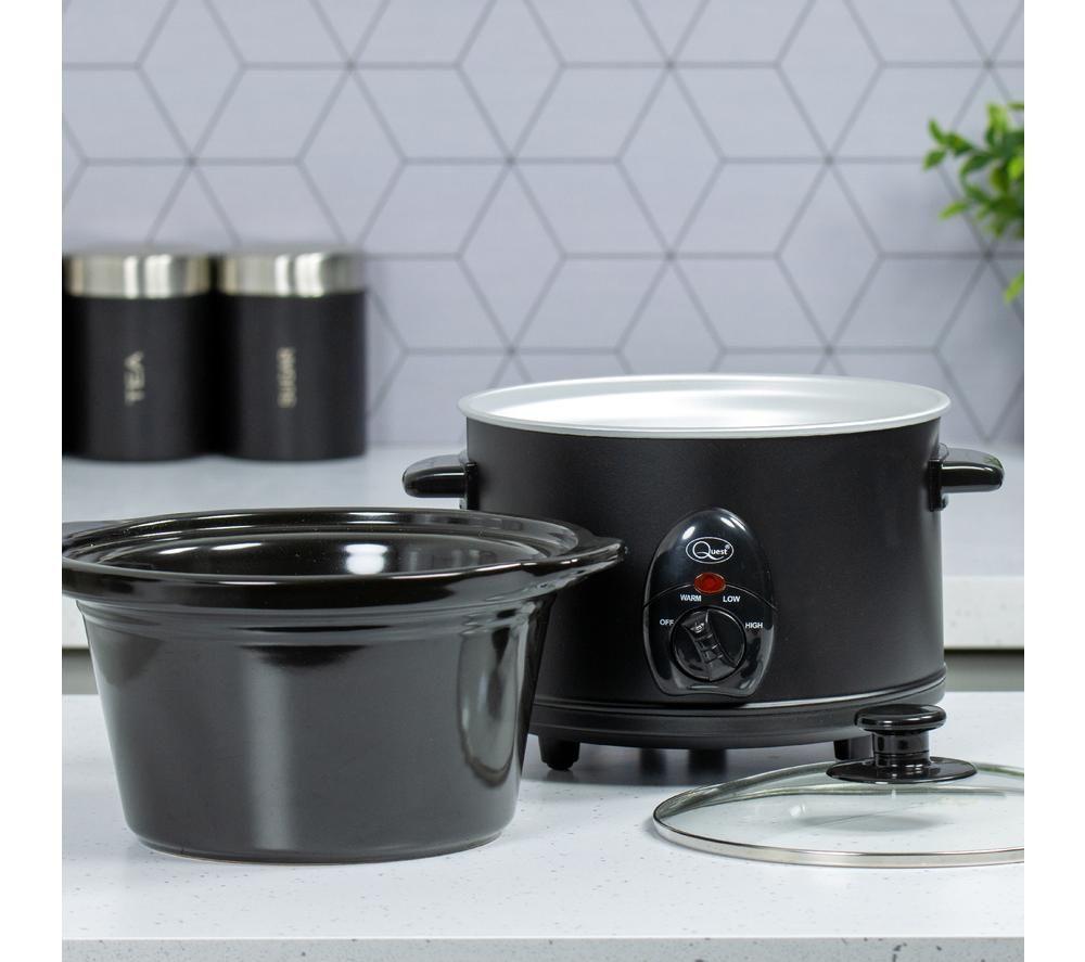 QUEST 35279 Slow Cooker - Black image number 2 of 6