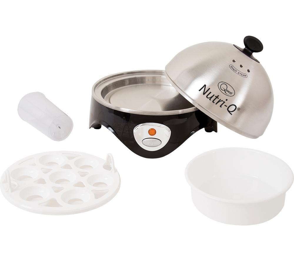 QUEST Nutri-Q Egg Boiler - Black & Silver image number 2 of 5