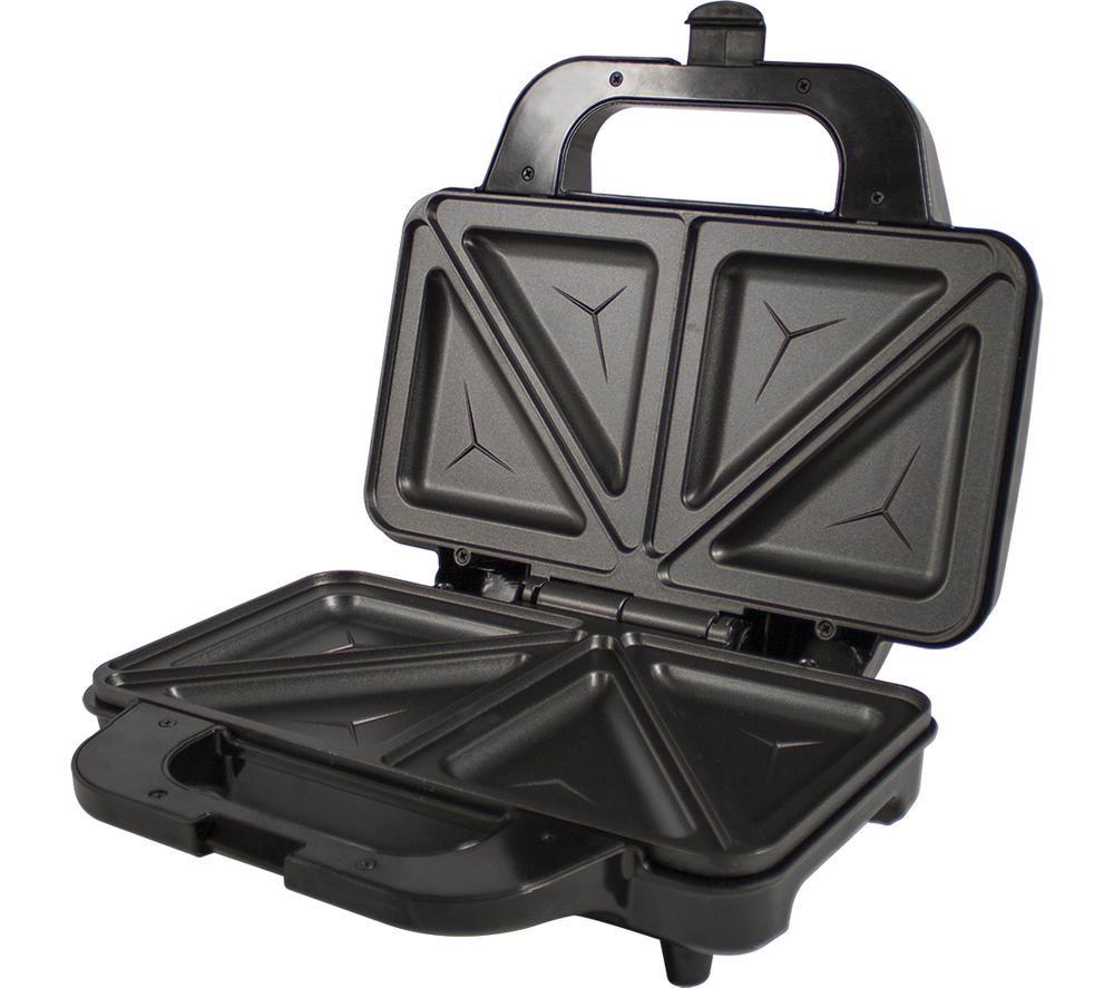 QUEST 35630 Sandwich Toaster - Silver & Black image number 4 of 5