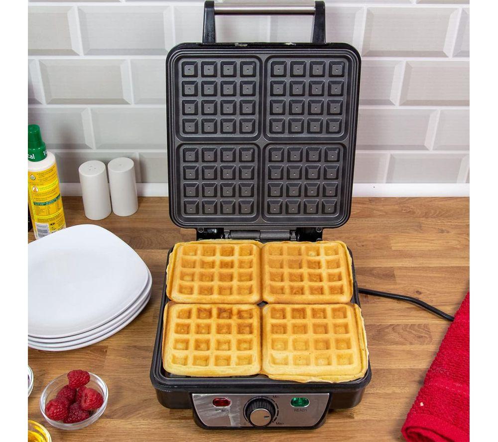 QUEST 35940 Waffle Maker - Black image number 2 of 4