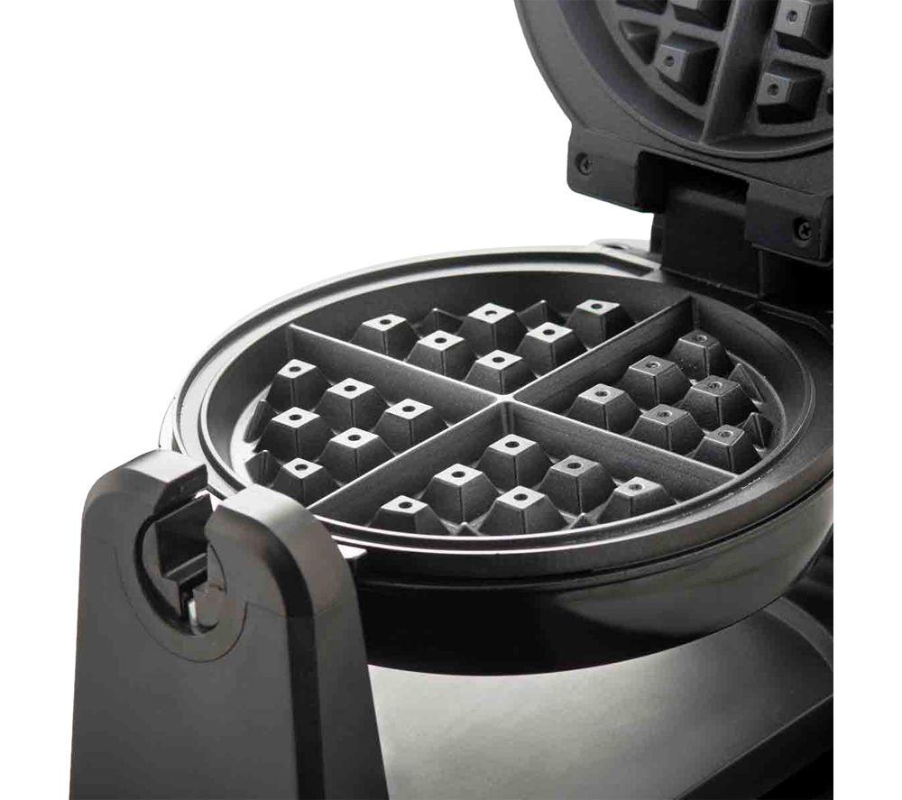 QUEST 35969 Rotating Waffle Maker - Black image number 2 of 5