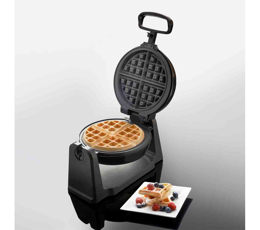 QUEST 35969 Rotating Waffle Maker - Black image number 4 of 5