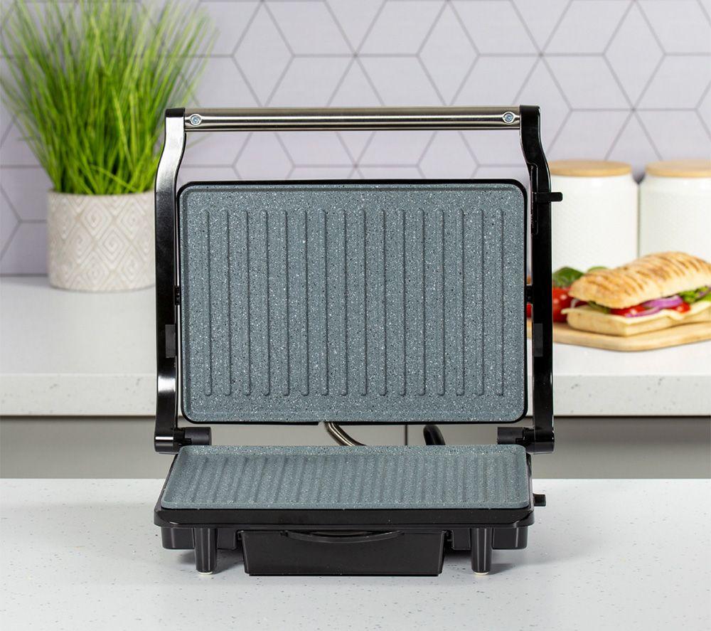QUEST 35609 Panini Press & Health Grill - Silver & Black image number 4 of 4