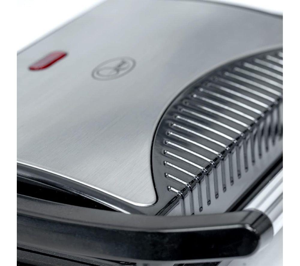 QUEST 34340 Panini Press & Grill - Black & Silver image number 2 of 4