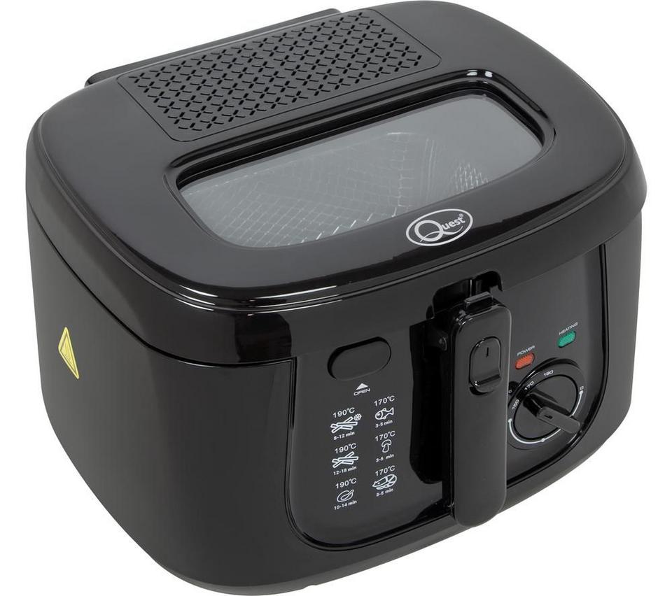 QUEST 35239A Deep Fryer - Black