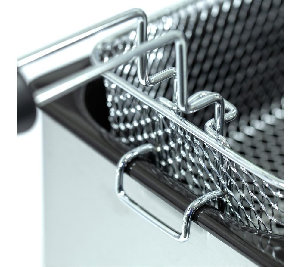 QUEST 35140 Deep Fryer - Black & Silver image number 3 of 7