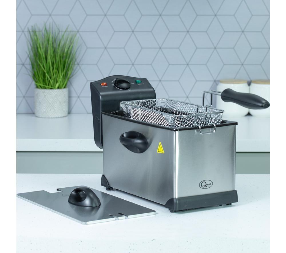 QUEST 35140 Deep Fryer - Black & Silver image number 7 of 7
