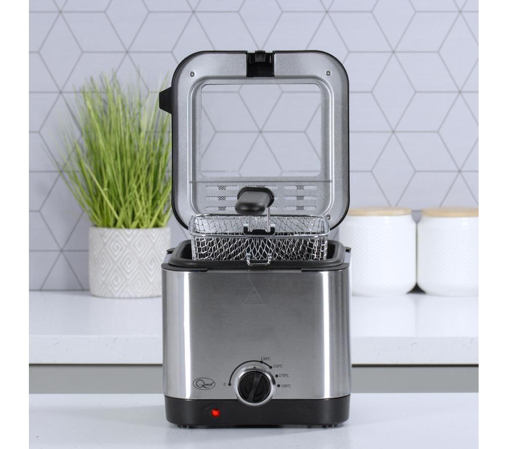 QUEST 34250 Deep Fryer - Black & Silver image number 2 of 5