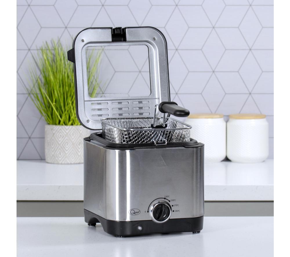 QUEST 34250 Deep Fryer - Black & Silver image number 3 of 5