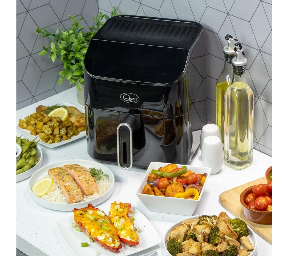 QUEST 33869 Air Fryer - Black image number 2 of 3