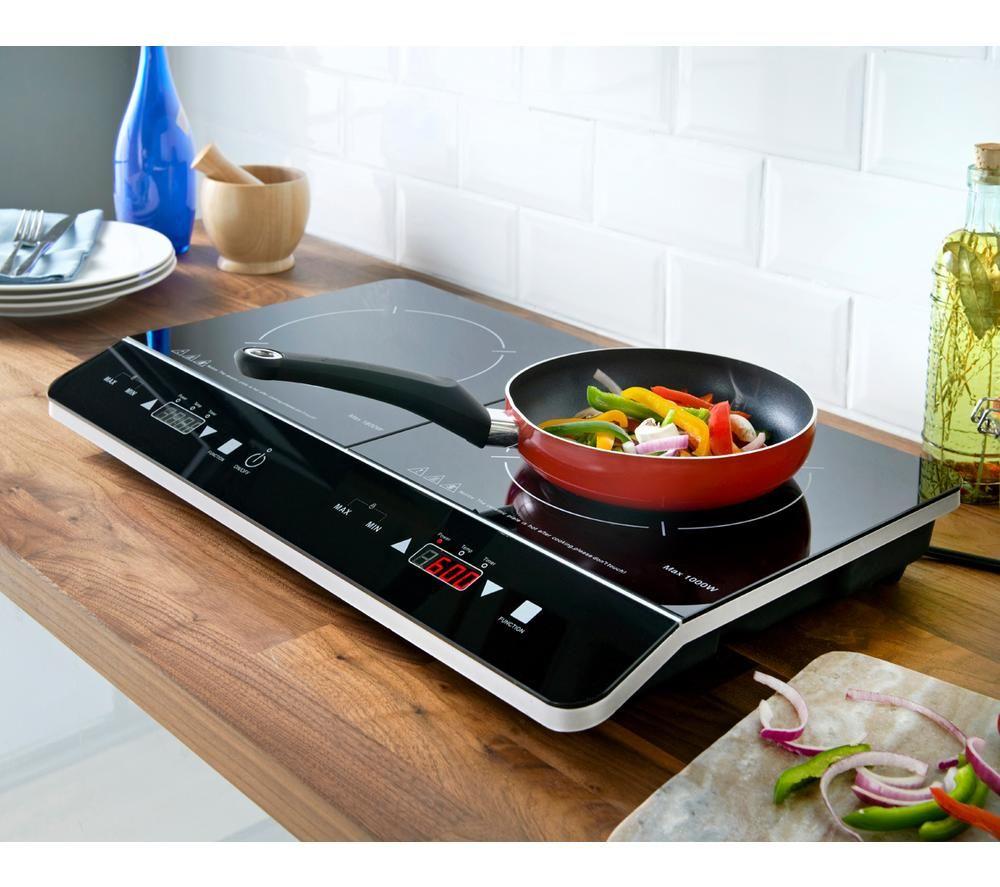Buy QUEST 35840 Double Electric Induction Hot Plate Black Currys