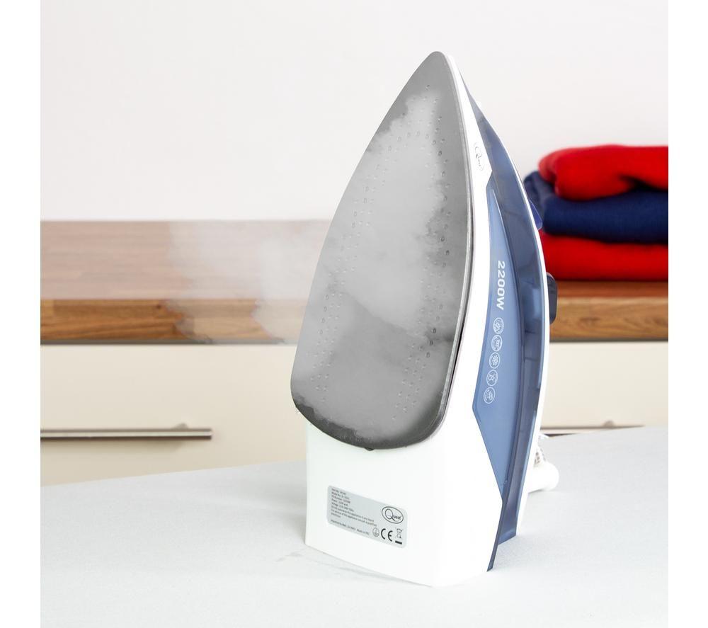 QUEST 34140 Steam Iron - Blue & White image number 6 of 6