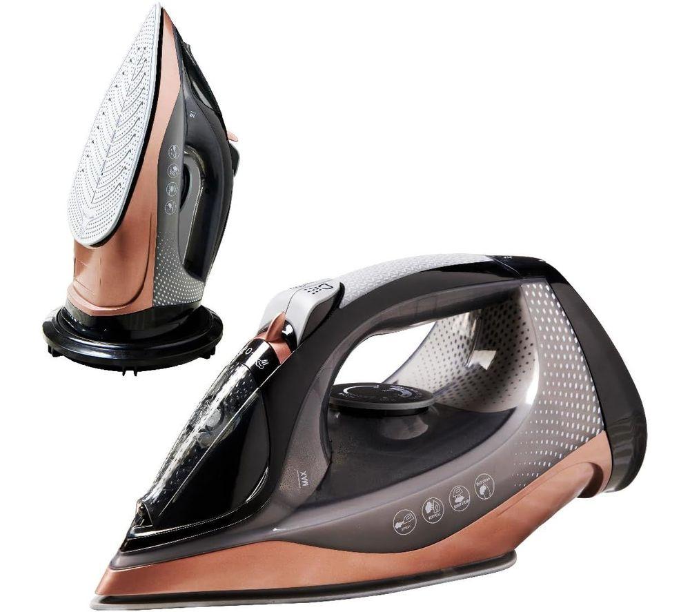 Quest 34149 Cordless Steam Iron - Grey & Gold, Gold,White,Silver/Grey,Blue