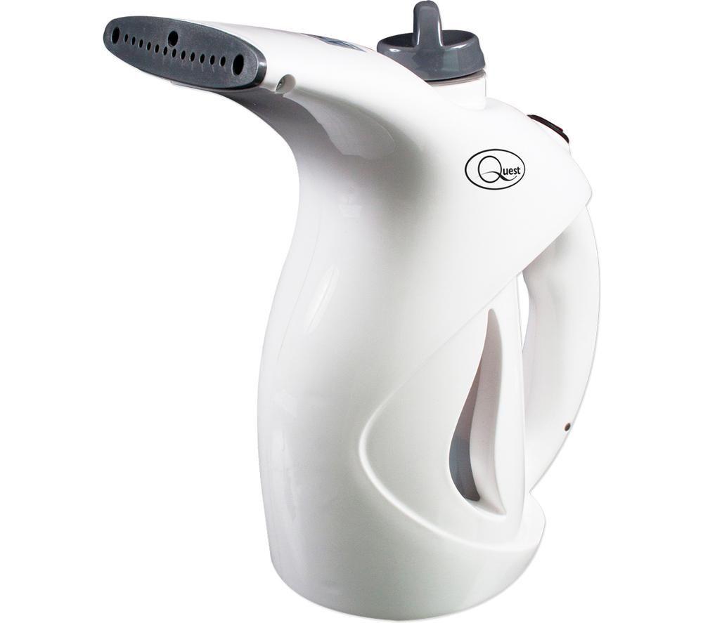 QUEST 42140 Travel Clothes Steamer - Grey & White image number 4 of 7