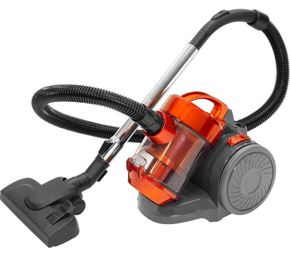 Quest 44889 Cylinder Bagless Vacuum Cleaner - Orange & Grey, Silver/Grey,Orange