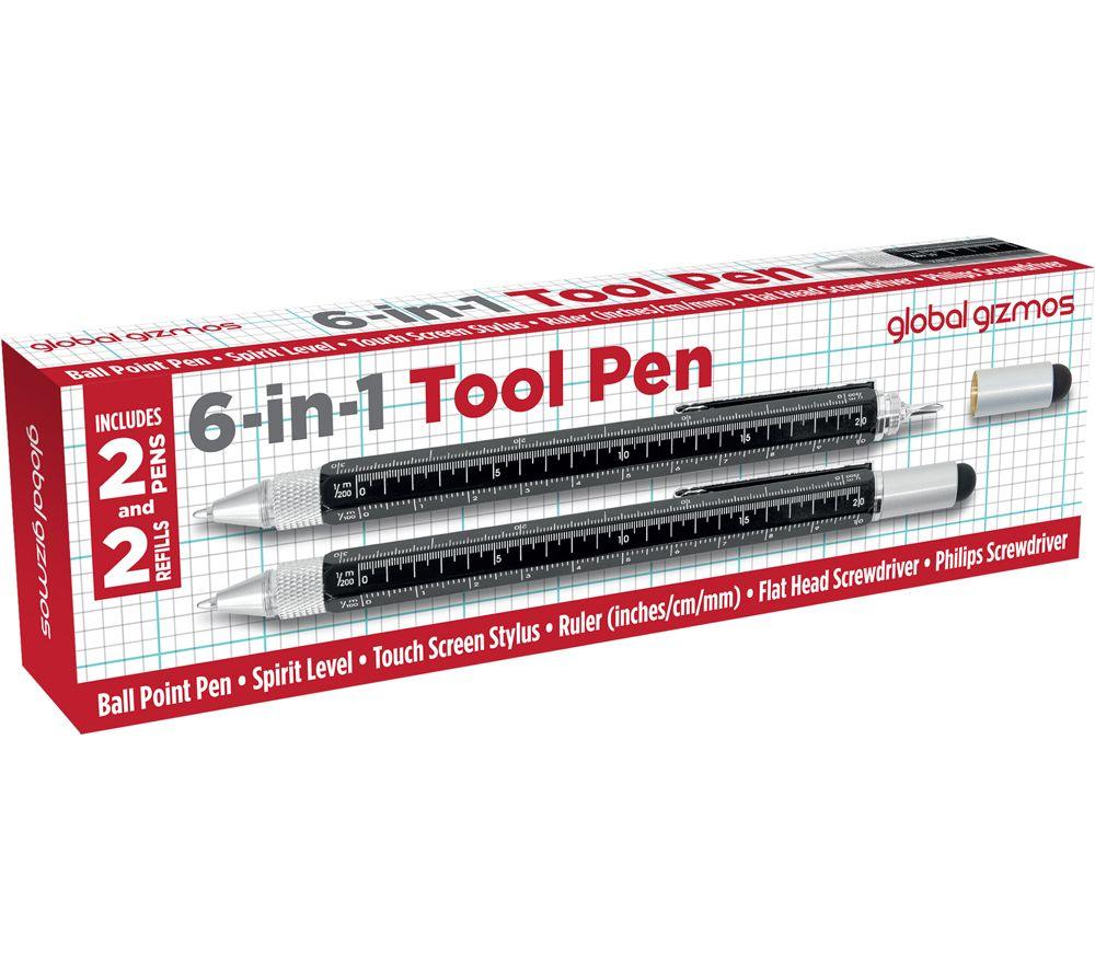 GLOBAL GIZMOS 51319 6-in-1 Tool Pen - Twin Pack image number 5 of 5