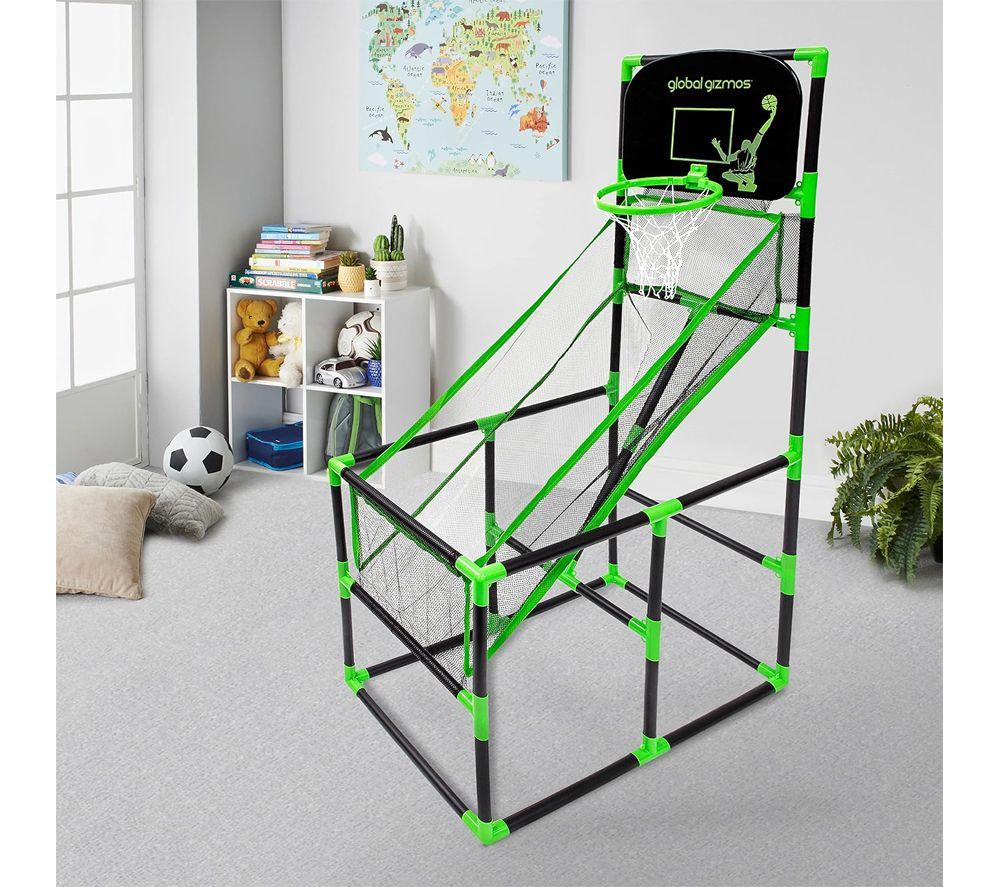 GLOBAL GIZMOS 55629 Arcade Basketball Stand - Green & black image number 3 of 5