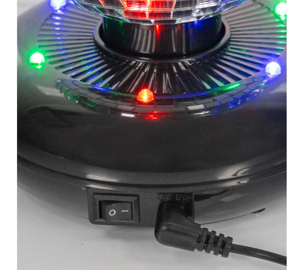 GLOBAL GIZMOS 45869 5" Mirror Disco Ball - Black image number 3 of 5