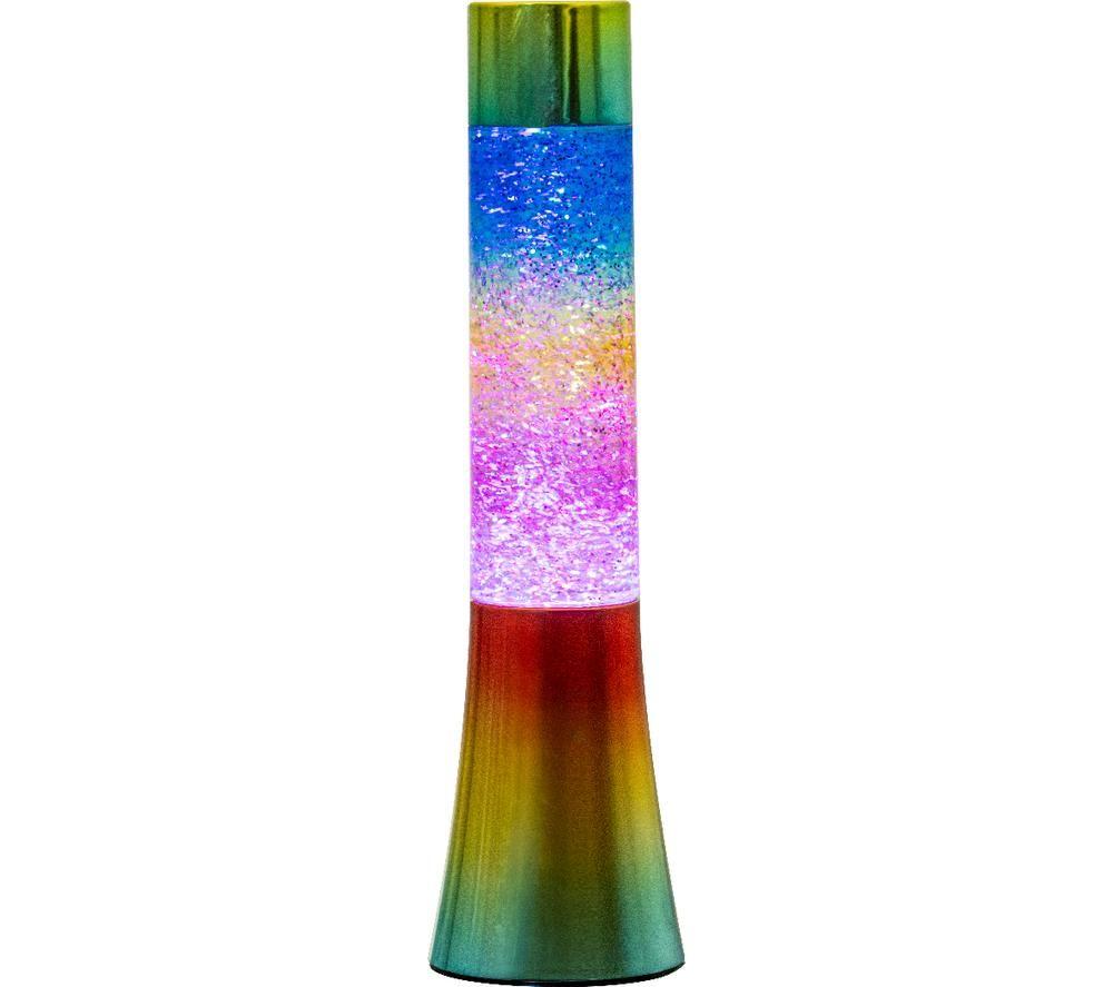 GLOBAL GIZMOS 48699 13" Glitter Lamp - Rainbow image number 3 of 3