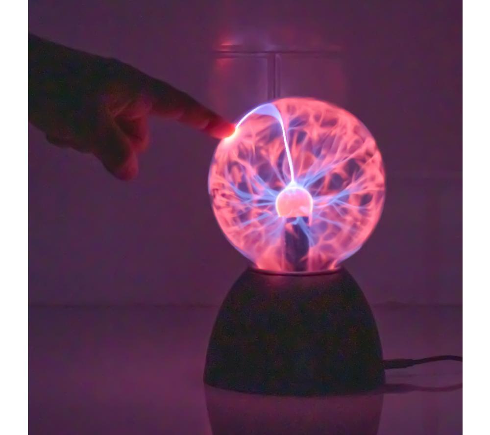 GLOBAL GIZMOS 48929 5" Plasma Ball - Black & Red image number 4 of 5