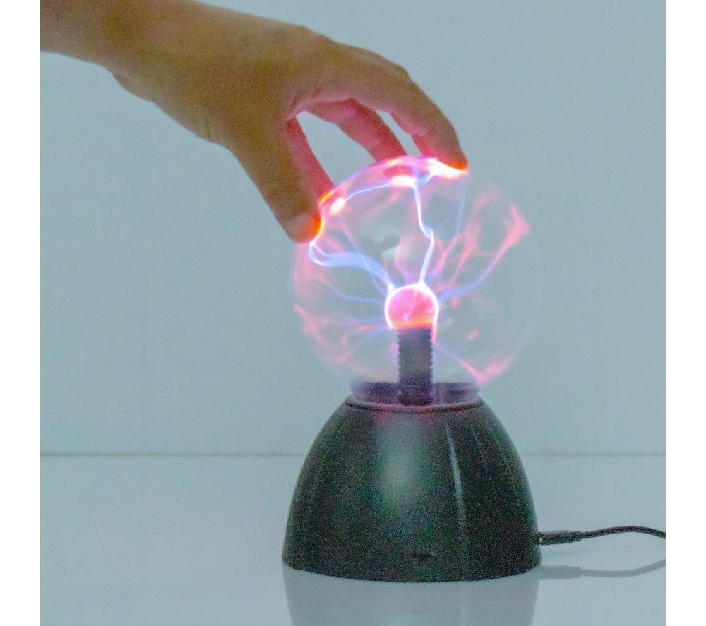 GLOBAL GIZMOS 48929 5" Plasma Ball - Black & Red image number 5 of 5