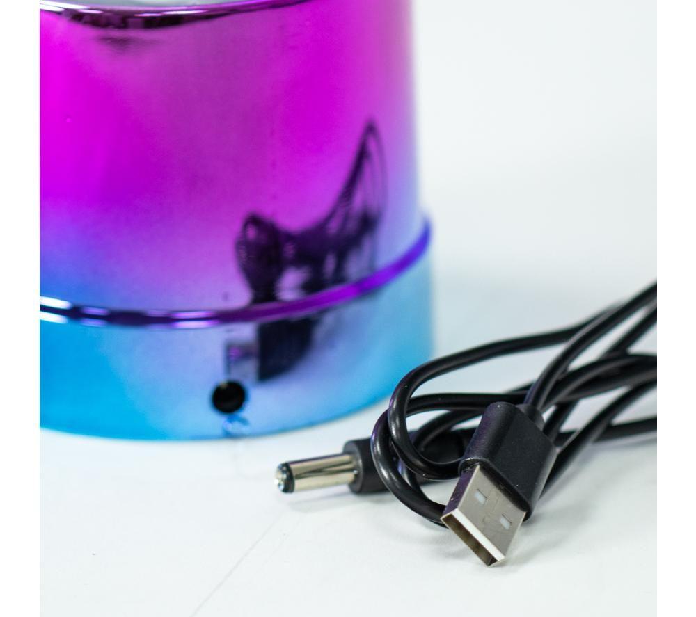 GLOBAL GIZMOS Jellyfish Water Bubble Lamp - Blue & Purple image number 2 of 5