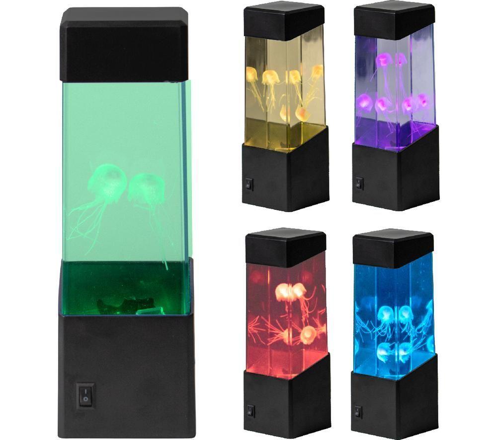 GLOBAL GIZMOS Jellyfish Aquarium Lamp - Black image number 2 of 6